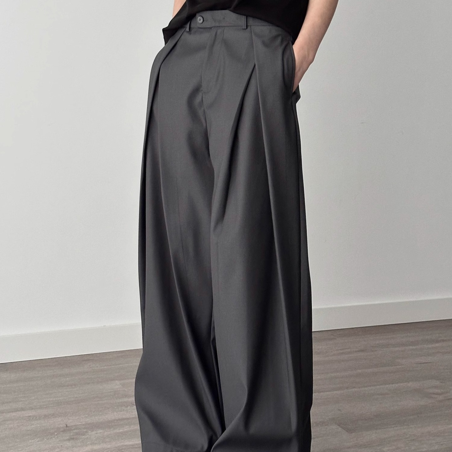 2025 New Black Suit Pants Men  - Street Fashion Men 2025 review and price