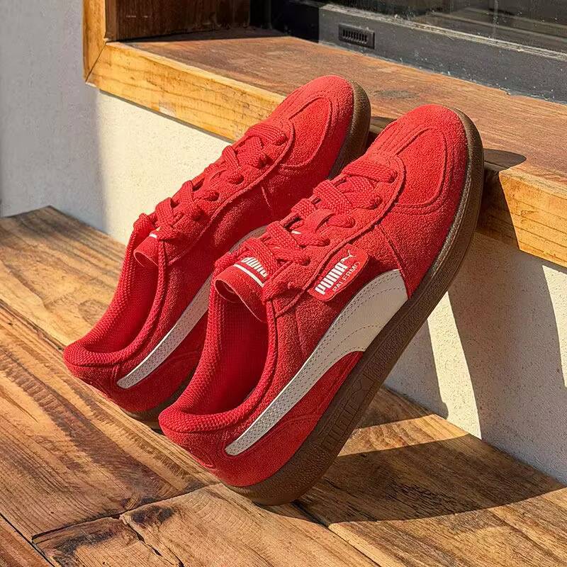 New PUMA Palermo Red Suede Sne - Puma Shoes Suede Classic review and price
