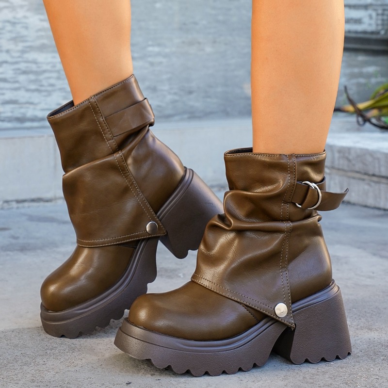 Y2K Streetwear Women Ankle Boo - Street Fashion Y2K review and price